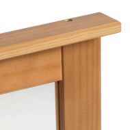 Огледало VIGO Меденокафяво 55.5 x 5 x 70 см Борово дърво масив