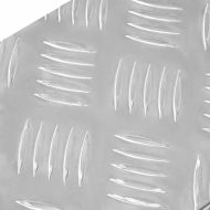 Шахматни плочи 5 pcs Сребрист 60 x 18 см Алуминий