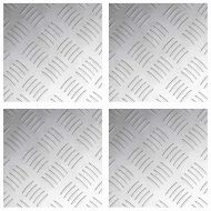 Шахматни плочи 4 pcs Сребрист 20 x 20 cm Алуминий