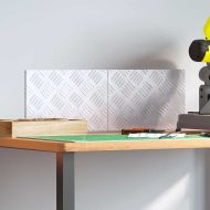 Шахматни плочи 2 pcs Сребрист 30 x 20 cm Алуминий