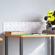 Шахматни плочи 2 pcs Сребрист 50 x 20 cm Алуминий