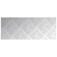 Шахматни плочи 4 pcs Сребрист 50 x 20 cm Алуминий