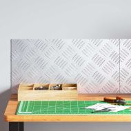 Шахматни плочи 2 pcs Сребрист 50 x 25 cm Алуминий