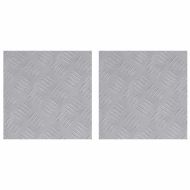 Шахматни плочи 2 pcs Сребрист 30 x 30 cm Алуминий