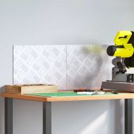 Шахматни плочи 2 pcs Сребрист 40 x 30 cm Алуминий