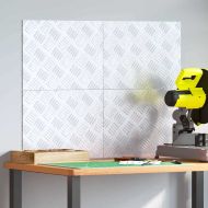 Стъпало Правоъгълна 4 pcs Сребрист 40 x 30 cm Алуминий