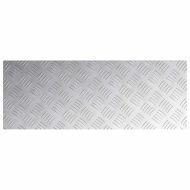 Шахматни плочи 4 pcs Сребрист 80 x 30 cm Алуминий