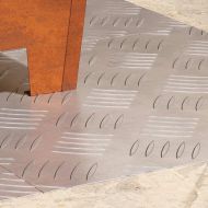 Шахматни плочи 4 pcs Сребрист 40 x 40 cm Алуминий