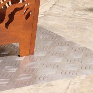 Шахматни плочи 2 pcs Сребрист 70 x 40 cm Алуминий