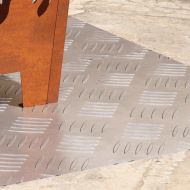 Шахматни плочи 2 pcs Сребрист 80 x 40 cm Алуминий