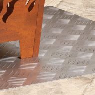 Шахматни плочи 2 pcs Сребрист 70 x 50 cm Алуминий