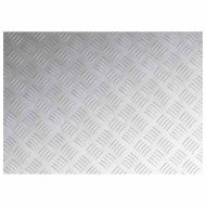 Шахматни плочи 4 pcs Сребрист 70 x 50 cm Алуминий