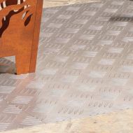 Шахматни плочи 4 pcs Сребрист 90 x 50 cm Алуминий