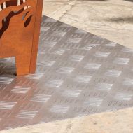 Шахматни плочи 2 pcs Сребрист 100 x 50 cm Алуминий