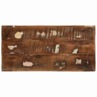 ТВ шкаф с рафт Многоцветен Масивна регенерирана дървесина