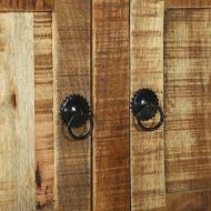 Масичка за кафе Кафяво Грубо мангово дърво масив