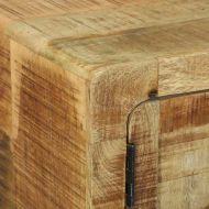 Масичка за кафе Кафяво Грубо мангово дърво масив