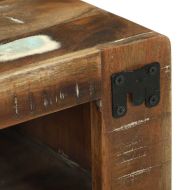 ТВ шкаф с рафт 60 x 32 x 36 см Масивна регенерирана дървесина