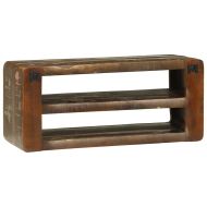 ТВ шкаф с рафт 80 x 32 x 36 см Масивна регенерирана дървесина