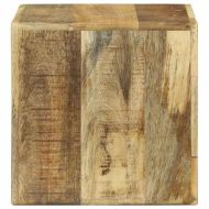 Модул за телевизор 2 pcs Кафяво Грубо мангово дърво масив