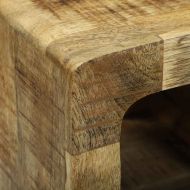 Модул за телевизор 2 pcs Кафяво Грубо мангово дърво масив