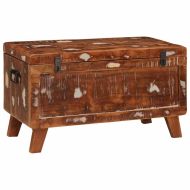 Кутия за съхранение 70 x 35 x 40 см регенерирано дърво масив