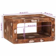 Нощни маси 45 x 30 x 24 см регенерирано дърво масив