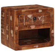 Стенен шкаф за нощно шкафче с рафт Многоцветен 40 x 30 x 36 см