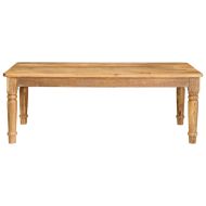 Масичка за кафе Кафяво 100 x 55 x 40 cm мангово дърво масив