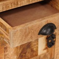 Висок шкаф Кафяво 40 x 30 x 120,5 см мангово дърво масив