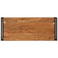 Масичка за кафе Кафяво 120 x 50 x 38 см Акациево дърво масив