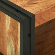 Масичка за кафе Кафяво 120 x 50 x 38 см Акациево дърво масив