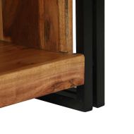 Масичка за кафе Кафяво 90 x 50 x 38 см Солидно акациево дърво