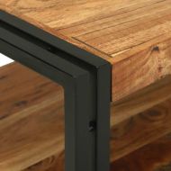 Масичка за кафе Кафяво 120 x 50 x 38 см Акациево дърво масив