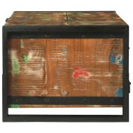 Масичка за кафе Кафяво 90 x 50 x 38 см регенерирано дърво масив