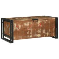 Масичка за кафе Кафяво 90 x 50 x 38 см регенерирано дърво масив