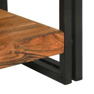 Конзолна маса Кафяво 120 x 33 x 75 см Акациево дърво масив