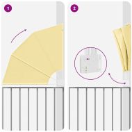 Прозорец за балкон Пясък 115 x 115 см текстил