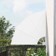 Прозорец за балкон Бяло 115 x 115 см текстил