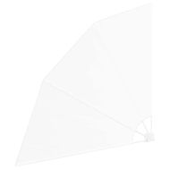 Прозорец за балкон Бяло 160 x 160 cm текстил