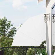 Прозорец за балкон Бяло 140 x 140 cm текстил