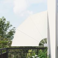 Прозорец за балкон Крем 115 x 115 см текстил