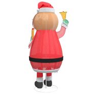 Дядо Коледа за Коледа Топло бяло 100 x 180 cm текстил