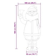 Дядо Коледа за Коледа Топло бяло 100 x 180 cm текстил