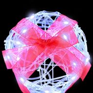 Декорация на подаръчна кутия 3 pcs Студено бяло 20 x 20 x 21 см