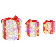 Декорация на подаръчна кутия 3 pcs цветно 20 x 20 x 21 см Акрил