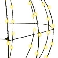 Топка с 384 LED светодиода 2 pcs Топло бяло 60 cm Метал