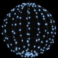 Топка с 384 LED светодиода 2 pcs Студено бяло 60 cm Метал