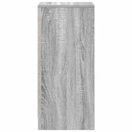 Сайдборд, сив сонома, 29,5x34x76 см, инженерно дърво