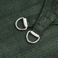 Платно-сенник, 160 г/м², тъмнозелено, 3x3x3 м, HDPE